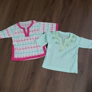 Beach cover up top moomoo 3-6 month baby girl